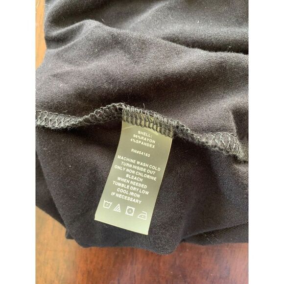 Diane Von Furstenberg Career Contemporary Stretch Black Long Sleeve Dress Size 0 - Picture 3 of 5